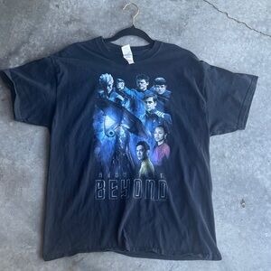 Star Trek Beyond Black Graphic Tee, Size Large